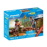 PLAYMOBIL 71805 Chercheurs et site paléontologique avec fossiles, My Life, Dinos, 41 pieces, Des 4 ans