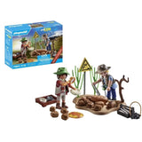 PLAYMOBIL 71805 Chercheurs et site paléontologique avec fossiles, My Life, Dinos, 41 pieces, Des 4 ans