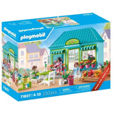 PLAYMOBIL 71807 Boutique de fleuriste et salon de thé, My Life la ville, Promo Pack, 220 pieces, Des 4 ans
