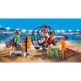 PLAYMOBIL 71808 Duo de cascadeurs avec quad et moto, City Action, Promo pack, 44 pieces, Des 4 ans