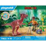 PLAYMOBIL 71822 Stygimoloch, chercheur et accessoires, Dinos, 37 pieces, Des 4 ans