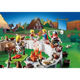PLAYMOBIL 71827 Le banquet du village et personnage, Astérix, Personnages de la BD Astérix, 159 pieces, Des 5 ans