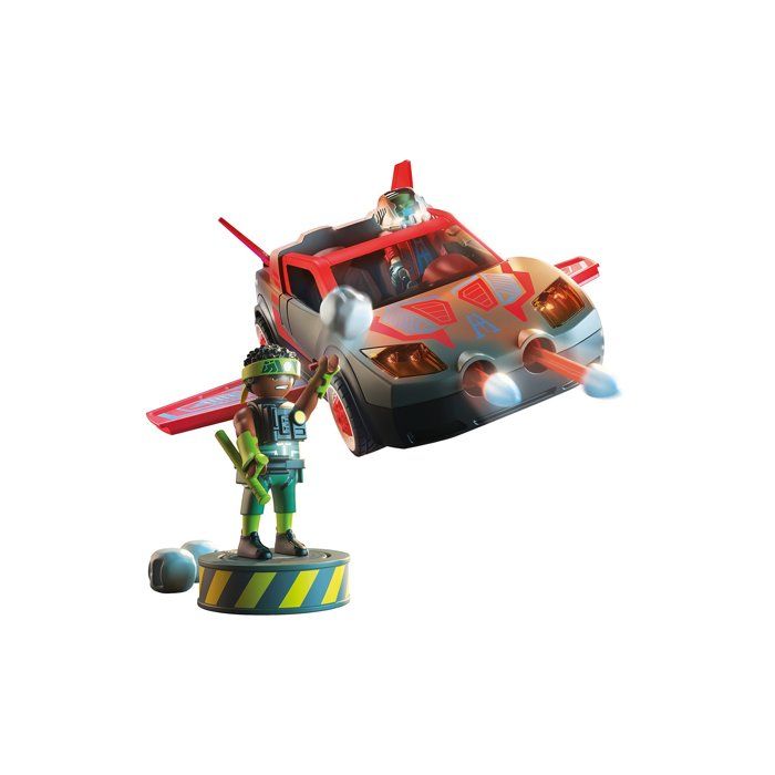 Playmobil 71832 Véhicule multifonction de super-héros, Super Heroes, 70 pieces, Des 4 ans