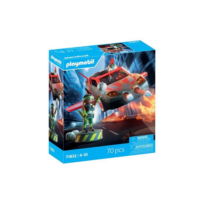 Playmobil 71832 Véhicule multifonction de super-héros, Super Heroes, 70 pieces, Des 4 ans