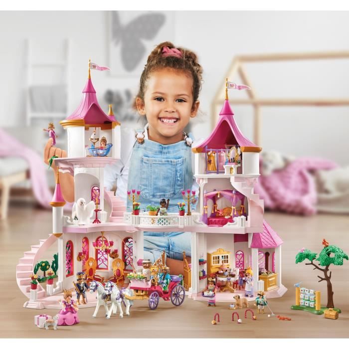 PLAYMOBIL 71845 Palais avec couple royal et 2 trônes, Les princesses magic, 421 pieces, Des 4 ans
