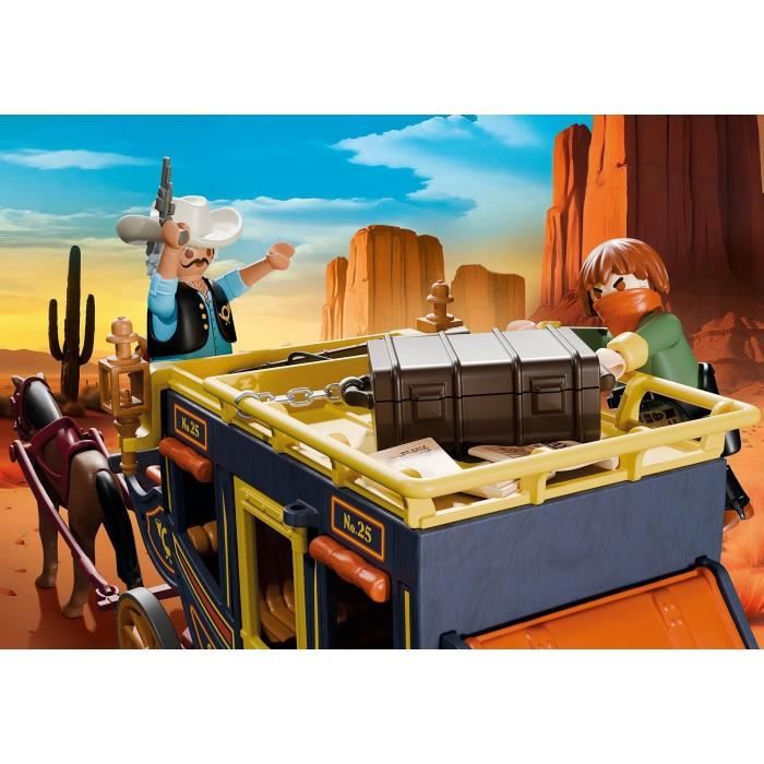 PLAYMOBIL 71862 Attaque de diligence au Far West, Promo Packs, Western, Pour les collectionneurs, 58 pieces, Des 14 ans