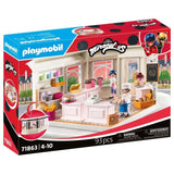 PLAYMOBIL 71863 Boulangerie Dupain Cheng, Miraculous Personnage du dessin animé, 93 pieces, des 4 ans