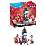 PLAYMOBIL 71864 Marinette a scooter & Kagami, Miraculous, 17 pieces, des 5 ans