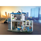 Playmobil 71874 Poste de police avec salle de recherches, Les policiers, City Action, 129 pieces, des 4 ans