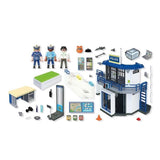 Playmobil 71874 Poste de police avec salle de recherches, Les policiers, City Action, 129 pieces, des 4 ans