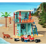 Playmobil 71903 Poste de secours & voiturette de plage, My Life Vacances a la plage, 125 pieces, Des 4 ans