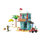 Playmobil 71903 Poste de secours & voiturette de plage, My Life Vacances a la plage, 125 pieces, Des 4 ans