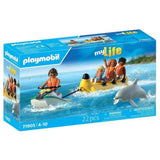 Playmobil 71905 Scooter des mers, banane tractée & 4 personnages, My Life Vacances a la plage, 22 pieces, des 4 ans