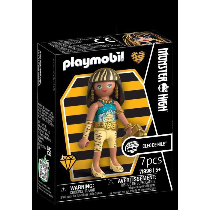 PLAYMOBIL 71996 Monster High Cleo de Nile, des 4 ans