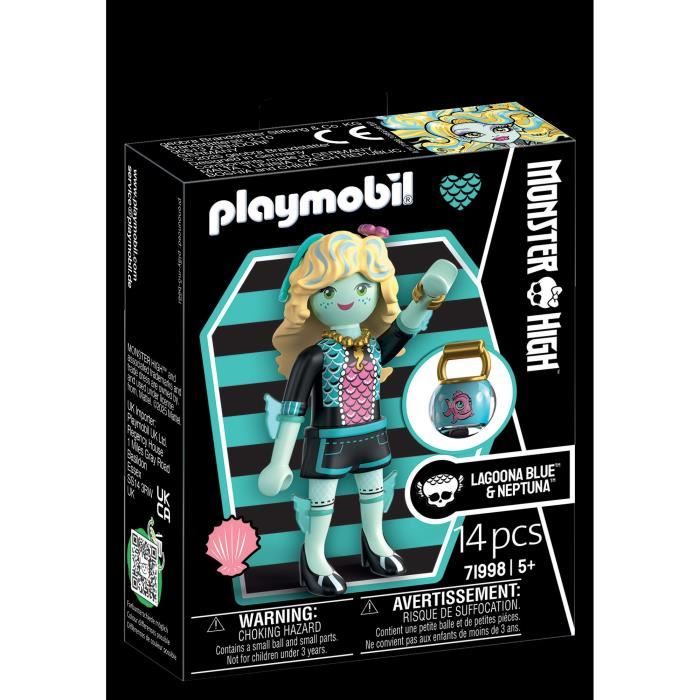 PLAYMOBIL 71998 Monster High Lagoona Blue, des 4 ans