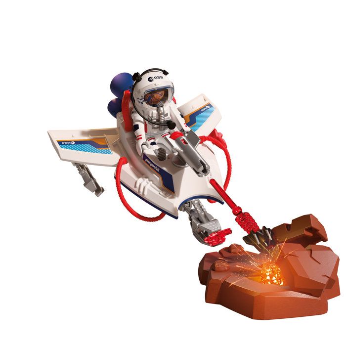 Playmobil 72013 Vaisseau spatial de l'ESA, L'espace, 48 pieces, des 4 ans