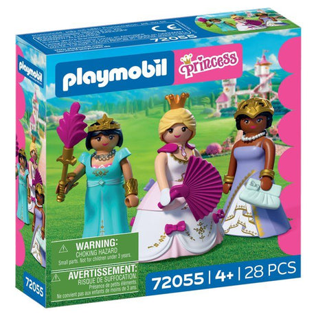 Playmobil 72055 Trio de princesses, Les Princesses, 28 pieces, Des 4 ans