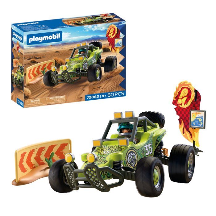 Playmobil 72063 Véhicule tout-terrain, Véhicule de course, 50 pieces, Des 4 ans