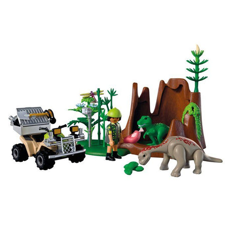 Playmobil 72069 L'antre du dinosaure, Dinos, Promo pack, 58 pieces, Des 4 ans