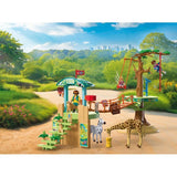 Playmobil 72070 Zoo : Parc aventure au milieu des animaux sauvages, univers miniature, 169 pieces, des 4 ans