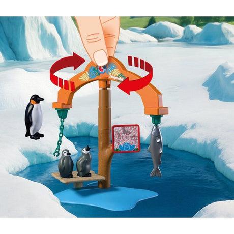 Playmobil 72073 Zoo : a la découverte de la banquise