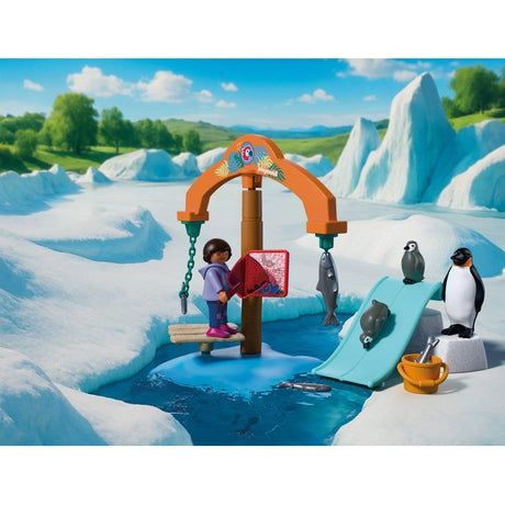 Playmobil 72073 Zoo : a la découverte de la banquise
