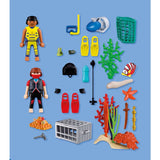 Playmobil 72078 Policiers plongeurs et trésor