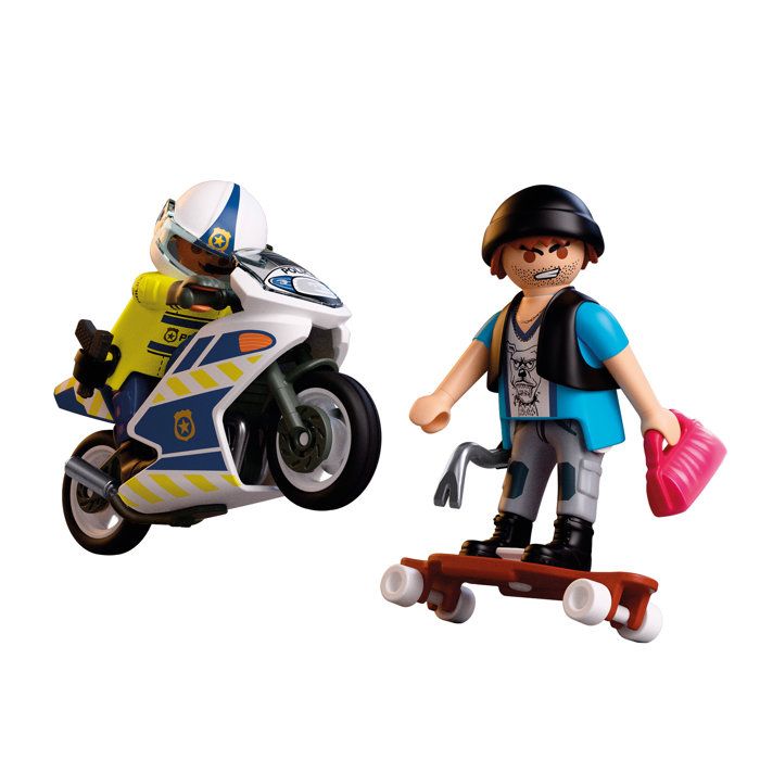 Playmobil 72079 Course-poursuite en moto