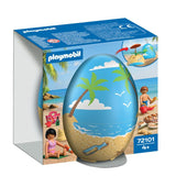 Playmobil 72101 oeuf 2en1 : Vacances a la Plage