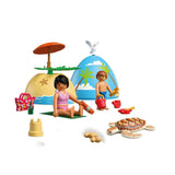Playmobil 72101 oeuf 2en1 : Vacances a la Plage