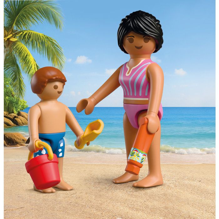Playmobil 72101 oeuf 2en1 : Vacances a la Plage