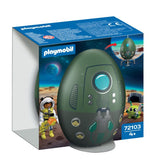 Playmobil 72103 oeuf 2en1 Mission Espace, L'espace, 39 pieces, Cadeau a Pâques, des 4 ans