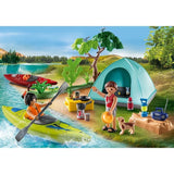 PLAYMOBIL 71425 Vacanciers avec tente, My Life, Camping, 54 pieces, des 4 ans