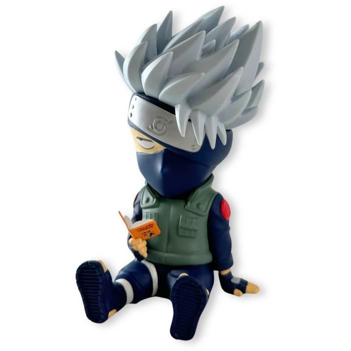 Tirelire - PLASTOY - Naruto - Kakashi - Plastique de haute qualitÈ - DÈtails sculptÈs - Fonctionnelle