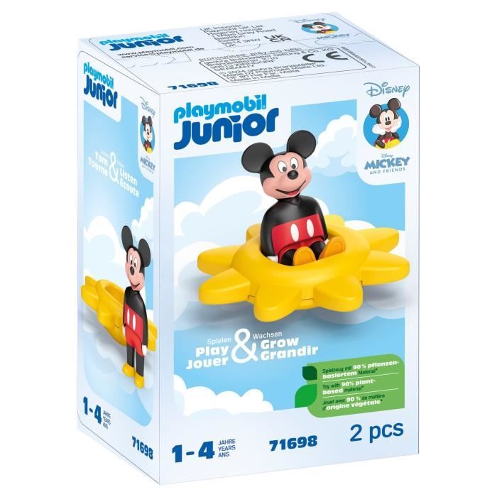 PLAYMOBIL Junior 71698 Mickey et Toupie soleil