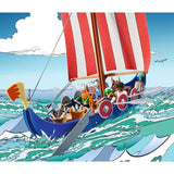 PLAYMOBIL 71888 Drakkar des pirates, Astérix, Personnages de la BD, Bateau et 4 personnages, 88 pieces, Des 5 ans