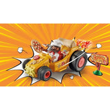 Playmobil 71634 - Kart Pizzaiolo - Moteur rétractable - 1 personnage - 36 accessoires - Multicolore