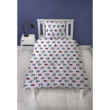 Parure de lit réversible - PLAYSTATION - Microfibre - 1 housse de couette 140 x 200 cm + 1 taie 63 x 63 cm