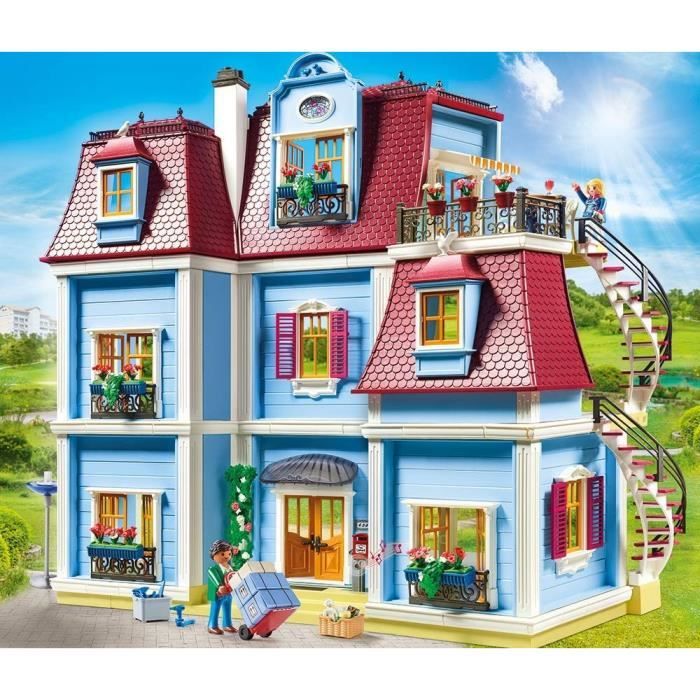 PLAYMOBIL 70205 Grande Maison Traditionnelle, Dollhouse La Maison Traditionnelle, 592 pieces, Des 4 ans