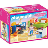 PLAYMOBIL 70209 Chambre d'enfant avec canapé-lit, Maison Traditionnelle, Dollhouse, 43 pieces, Des 4 ans