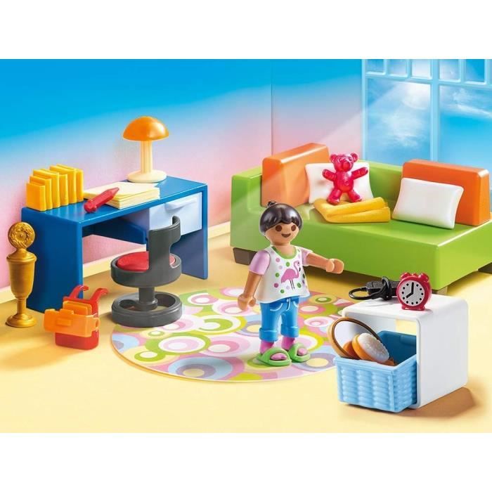 PLAYMOBIL 70209 Chambre d'enfant avec canapé-lit, Maison Traditionnelle, Dollhouse, 43 pieces, Des 4 ans