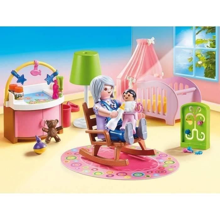 PLAYMOBIL 70210 Chambre de bébé, Dollhouse La Maison Traditionnelle, 100 pieces ,Des 4 ans