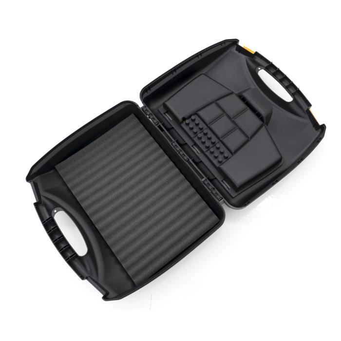 Valise a outils - Plastiken - 63040_NOIRE - 40 cm - Titanium - En plastique