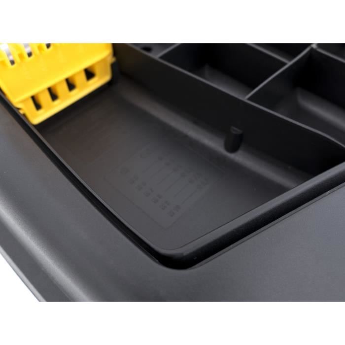 Valise a outils - Plastiken - 63040_NOIRE - 40 cm - Titanium - En plastique