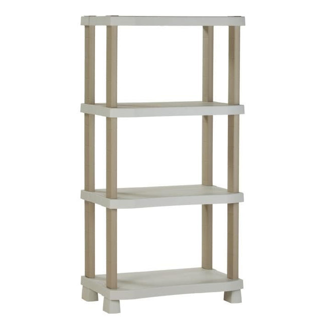 Etagere - PLASTIKEN - Plastique - 70 x 45 x 141 cm - 4 ťtages - Beige