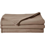 Couverture Polaire Toison d'Or - Poleco - 220 x 240 cm - Coloris Taupe