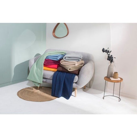 Couverture Polaire Toison d'Or - Poleco - 240 x 260 cm - Coloris Taupe