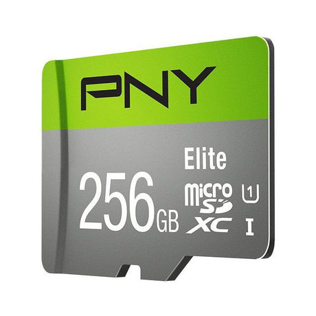 PNY Elite - Carte mémoire microSDXC - 256 Go - UHS-I U1 Classe 10 - 100 Mo/s