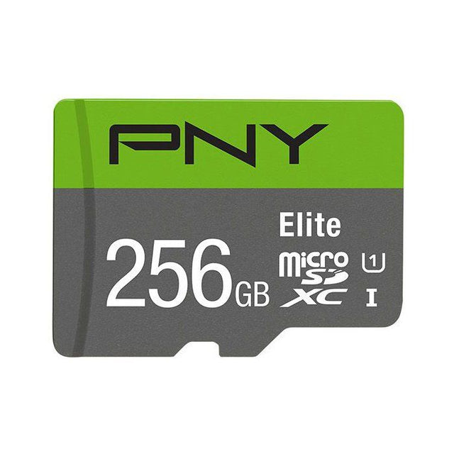 PNY Elite - Carte mémoire microSDXC - 256 Go - UHS-I U1 Classe 10 - 100 Mo/s