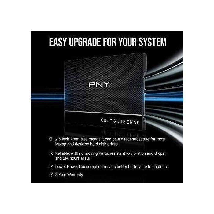 PNY - CS900 SATA - SSD interne - 2,5 - 500GB